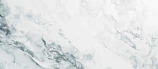 Leinwandbilder - Abstract white marble texture creating a captivating banner with a copy space image.