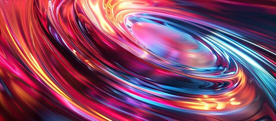 Poster - Swirling abstract backdrop with copy space image.