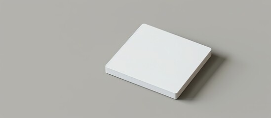 Aufkleber - Mockup of blank ID card with copy space image, isolated against grey background.