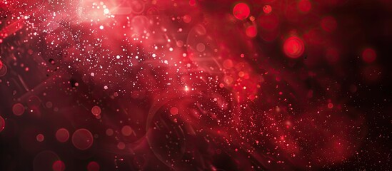 Leinwandbilder - an abstract background featuring red illumination with space for adding images.