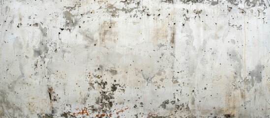 Poster - Background with a textured dirty white concrete wall for copy space image.