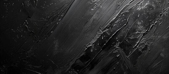 Leinwandbilder - Texture abstract on a black backdrop with copy space image.