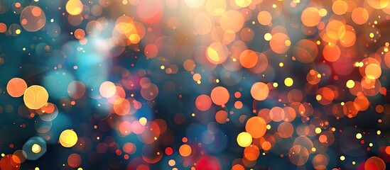 Aufkleber - Abstract bokeh blurred texture background with bright light spots, ideal for adding text or graphics, with a spacious area for insertion - a copy space image.
