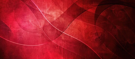 Fototapete - Red textured pattern with an abstract background suitable for wallpaper, screen savers, brochure covers, presentations, and articles with ample copy space image.