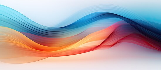 Poster - Abstract background design with horizontal motion blur effect suitable for copy space image.