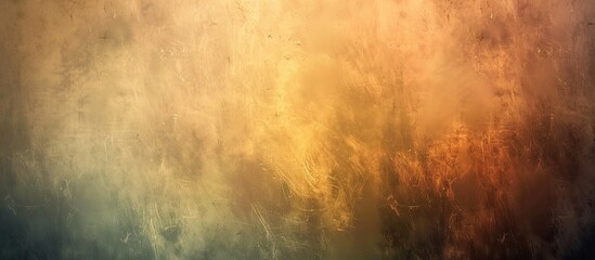 Aufkleber - Abstract soft wallpaper with copy space featuring gradient hues of brown, bronze, brass, gray, and copper blending seamlessly in a blurred design.