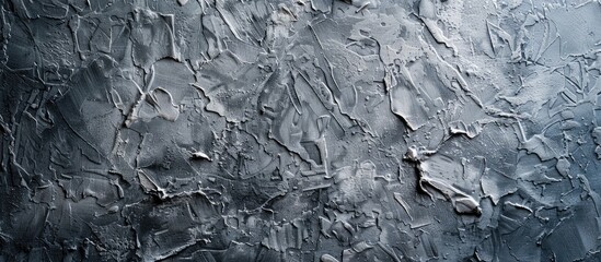 Leinwandbilder - A textured, uneven wall with a gray paint that resembles a backdrop for a copy space image.