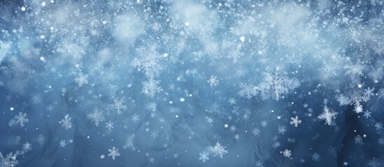 Wall Mural - Frozen backdrop with delicate snow patterns, ideal for a copy space image.