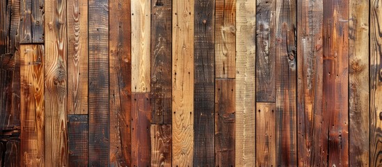 Aufkleber - The wood backdrop displays attractive patterns ideal for a copy space image