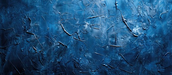 Poster - Texture of a blue background with copy space image
