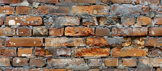 Poster - Free brick wall texture with copy space image for product or ad wording design