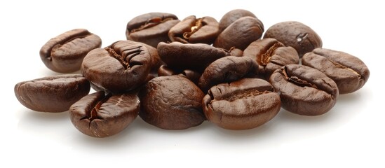 Poster - Coffee beans are essential for making a rich aromatic brew. copy space available