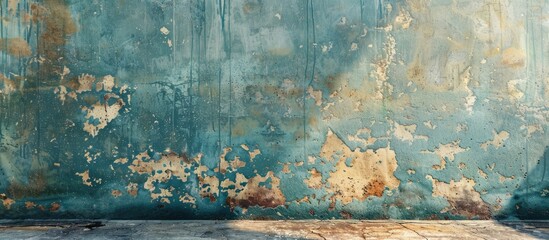 Fototapete - Lovely wall hues and texture make a striking backdrop perfect for a copy space image