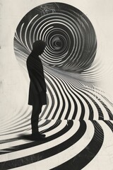 Poster - Doppler Effect drawing sketch spiral.