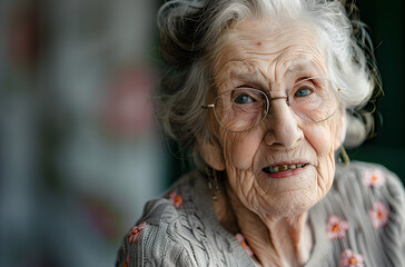 Poster - elderly woman