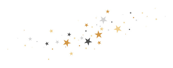 Wall Mural - Stars border. Christmas banner. New Year divider