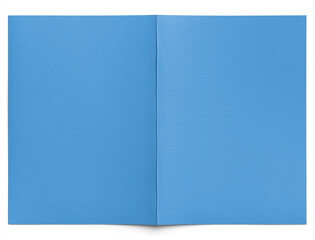 Poster - Open Blue Greeting Card Cover 5x7in