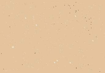 Vintage antique background with scuffed speckled splashes and grunge. Vintage ecru background with dots, speckles, specks, flecks, particles. Light tan craft repeating wallpaper. Natural beige grunge