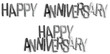 © Custom Scene - Silver Metallic Happy Anniversary Text