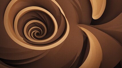 brown spiral design abstract background design