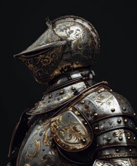 Wall Mural - a close up of a helmet and armor