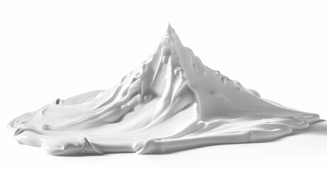 Poster - The foam is isolated on a white background. A clipping path has been applied