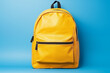 © Store at the corner - Yellow Colors backpack on an isolated background