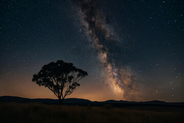 night sky in a remote area free from light pollution