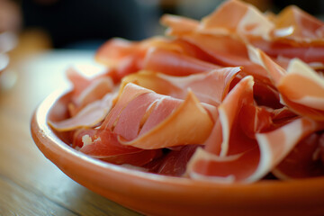 Wall Mural - Prosciutto di parma - popular italian dish