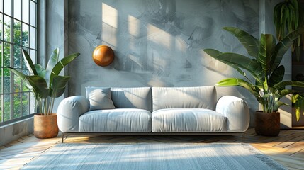 Wall Mural - Modern Living Room Design