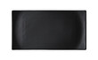 © Remini - Empty rectangular plate, Black ceramics plate, View from above isolated on white background with clipping path