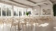 © RORON - cafe with white wooden style