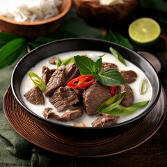 Sticker - Thai beef with coconut milk