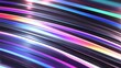 © idris - A metallic foil surface with a crumpled texture and a psychedelic holographic finish, offering a brilliant spectrum of colors and iridescent light effects.
