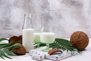 Wall Mural - Non dairy natural coconut milk