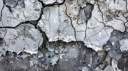 Wall Mural - Cracked Concrete Wall Texture