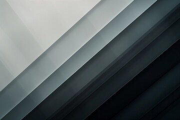 Wall Mural - Abstract background with diagonal lines in shades of gray, creating an elegant and minimalist design