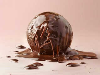 Poster - chocolate ice cream