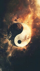 Wall Mural - Yin Yang