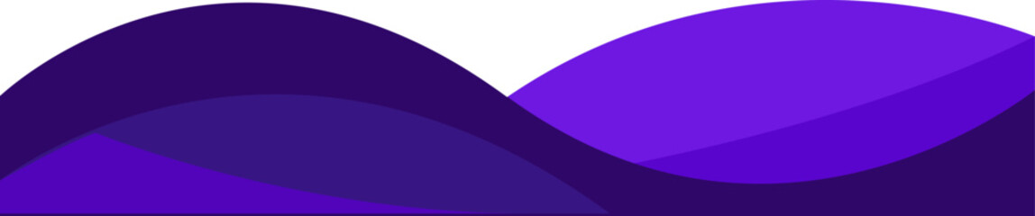 Poster - header footer blue curve abstract style border frame vector illustration banner background design