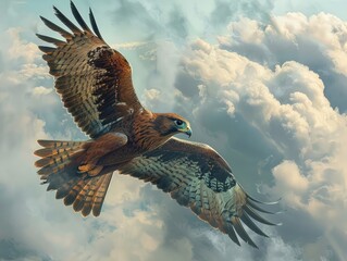 Wall Mural - eagle in flight