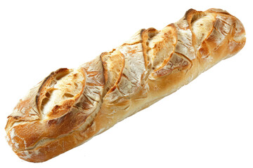 Wall Mural - traditional french baguette isolated on white or transparent png