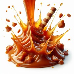 Poster - 89 21. A burst of melted caramel sticking and sweet to the touch