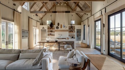 Aufkleber - How can you blend modern amenities with traditional farmhouse style for a balanced look