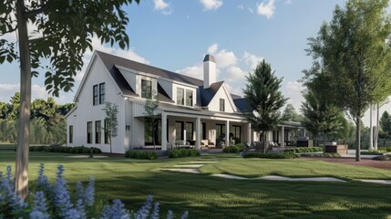 Aufkleber - How can you blend modern amenities with traditional farmhouse style for a balanced look