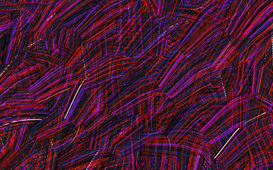 Wall Mural - light multicolor vector template with wry lines.