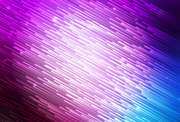 Poster - light pink, blue vector background with straight lines.