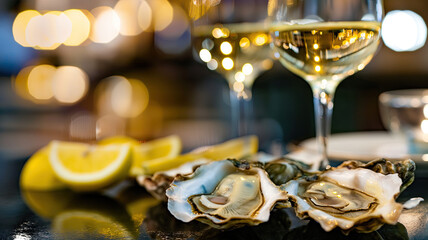 feast on some freshly shucked oysters and savor a glass of white wine in a vibrant seafood eatery