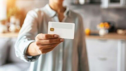 credit card payment hold front smart home interface integrate