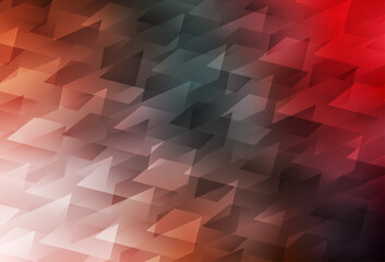 Poster - Light Green, Red vector template with rhombus.